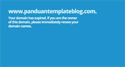 Desktop Screenshot of panduantemplateblog.com